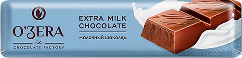 OZera шоколад молочный Extra milk, 45 г(КДВ)